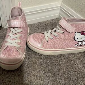Hello Kitty Pink High-Top Sneakers for Kids